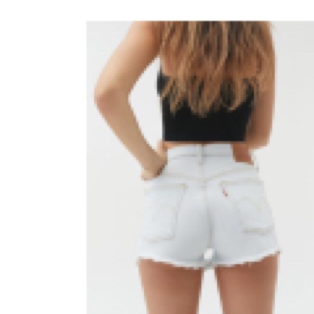 Levis Premium 501 high rise shorts 32 ligh…